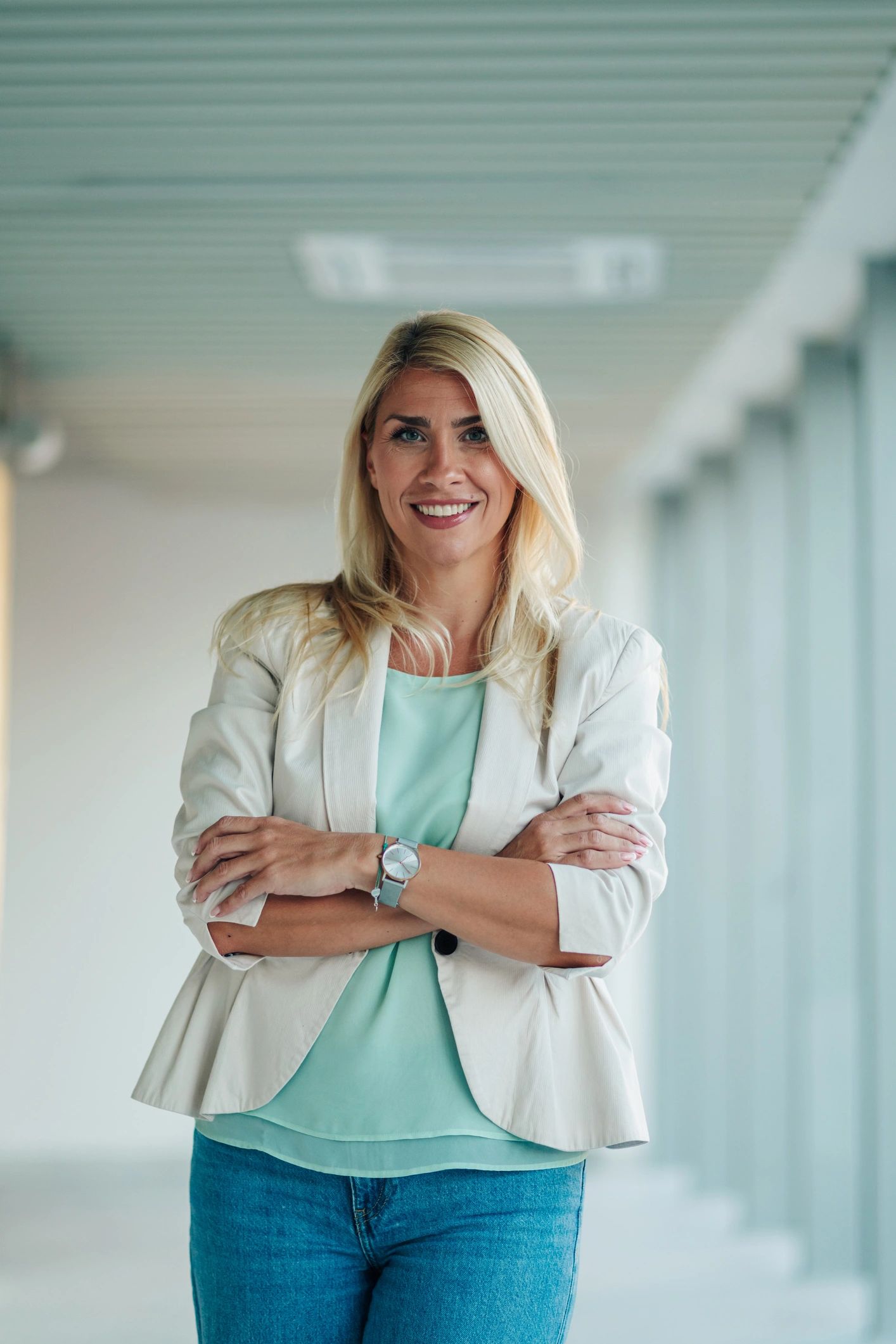Confident legal professional in a modern business setting